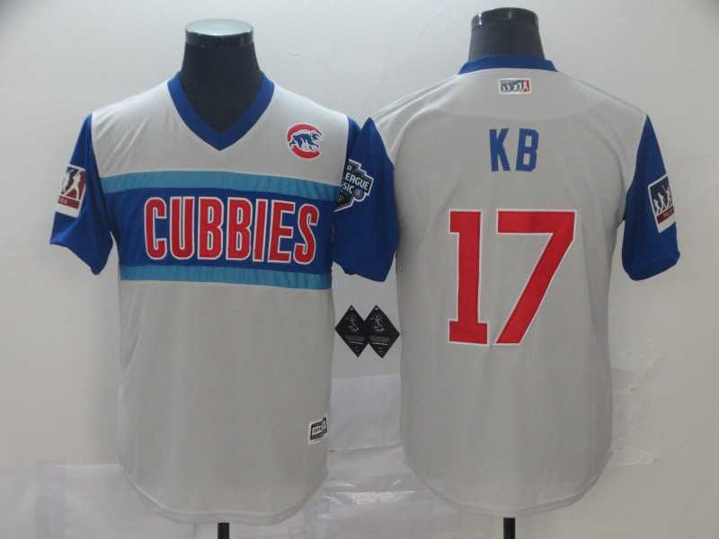 Cubs 17 Kris Bryant Kb Gray 2019 MLB Little League Classic Player Jersey,We sell and wholesale Cubs 17 Kris Bryant Kb Gray 2019 MLB Little League Classic Player Jersey on line form chian!